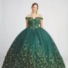 Fiesta 10273 Floral Off Shoulder Quinceanera Ball Gown