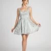 Fiesta 10278 Sparkling Lace & Sequin Corset Damas Dress