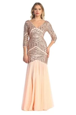 Cindy Collection 1717 Mother Of The Groom Mermaid Dress