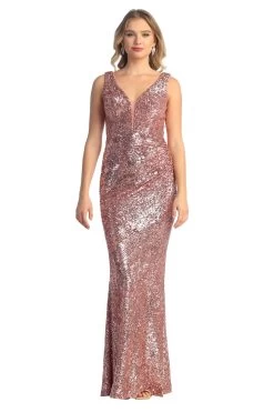 Cindy Collection 1745 Sparkling Mermaid Dress
