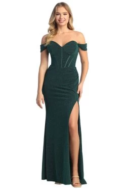 Cindy Collection 1762 Velvet Corset Dress