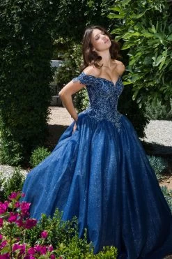 Eureka 9300 Off Shoulder Glittering Quinceanera Dress