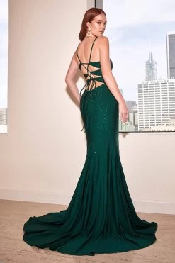 Cinderella Divine HT115 Mermaid Gown With Train -Norma Reed HT115 emerald 2