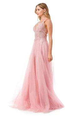 Aspeed Design L2688 Shimmering Blush Gown | 2 Colors -Norma Reed L2688BLUSH5