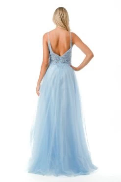 Aspeed Design L2688 Shimmering Blush Gown | 2 Colors -Norma Reed L2688L BLUE6