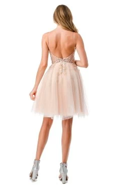 Aspeed S2740M Short Champagne Butterfly Dress -Norma Reed S2740MCHAMPAGNE6