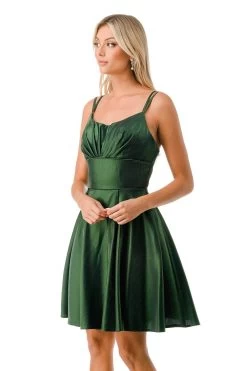 Aspeed S2741M Above Knee Short Dress With Pockets -Norma Reed S2741MEMERALD4