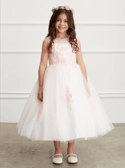 Kids Illusion Sweetheart Neckline Dress #TK5818 | Norma Reed -Norma Reed ScreenShot2022 03 30at11.35.31AM