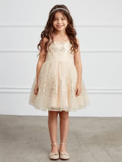 Kids Spaghetti Strap Sequins Dress With Sweetheart Neckline #TK5825 | Norma Reed -Norma Reed ScreenShot2022 03 30at11.40.50AM