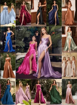 Cinderella Divine BD104 Gorgeous Flowing Satin Gown (Sizes XS - M) -Norma Reed ScreenShot2022 12 27at7.38.49PM