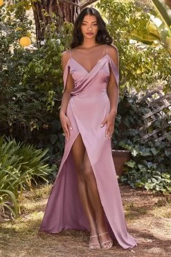 Cinderella Divine BD109 Satin Wrap Style Dress